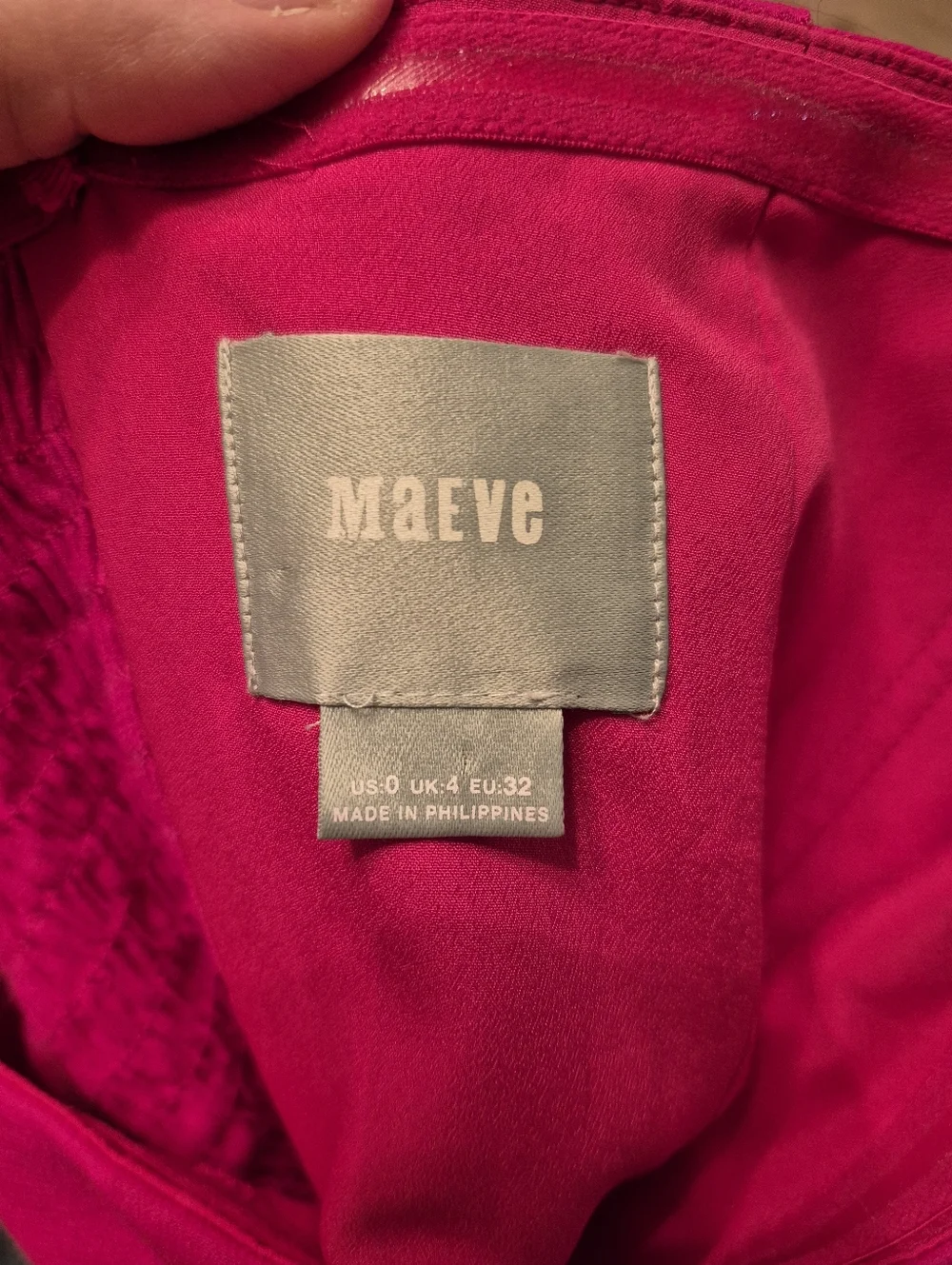 Anthropologie Maeve Women's Feminine Pink Strapless Wide Crop Leg Jumpsuit 0/XS - Picture 6 of 9